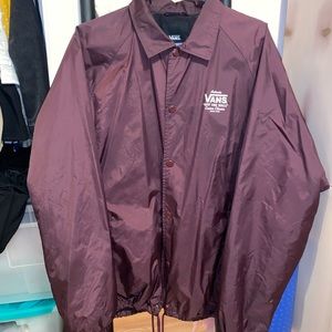 VANS snap up jacket windbreaker
